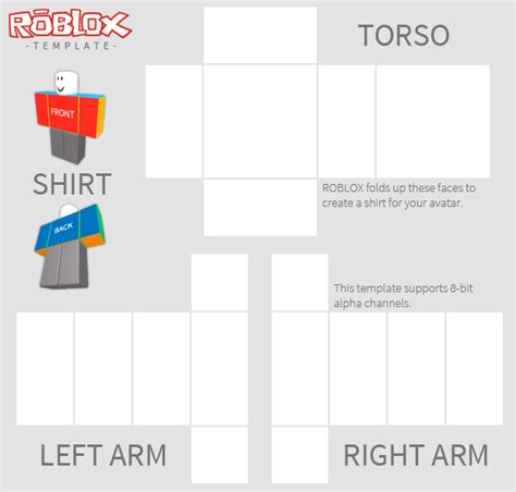 Download Transparent Template Roblox Clean Shirt Template