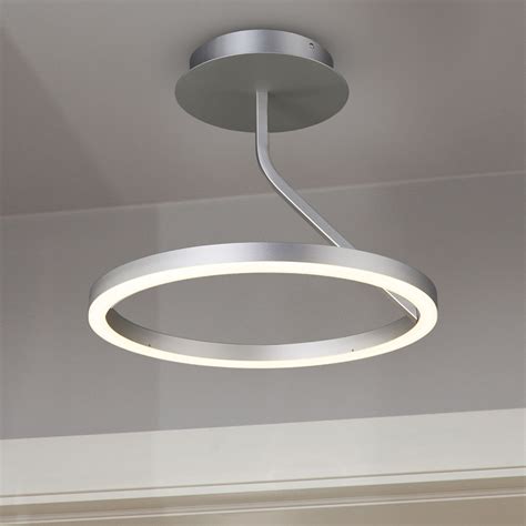 I was planning on recessed, but each bed room and the living room will have a ceiling fan and i could simple have a light fixture on each fan. Zuben VMC32000AL 18" LED Ceiling Light, Modern Circular ...