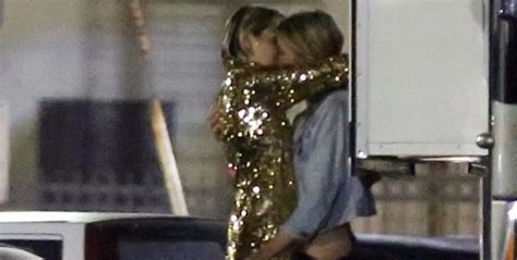 Spotted Miley Cyrus Kisses Victoria S Secret Model India Today