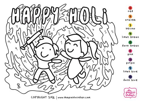 Holi Celebration Coloring Pages Coloring Pages