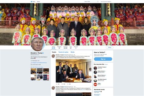 Trump Leaps Chinas ‘great Firewall To Give Twitter Account A Forbidden City Makeover South