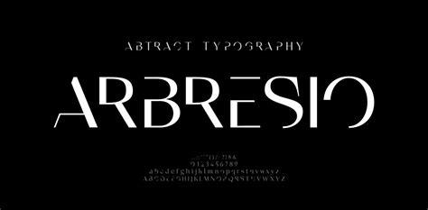 Abstract Modern Urban Alphabet Fonts Typography Sport Simple