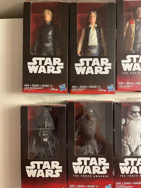Star Wars 6 Action Figure Bundle Brand New In Box Disney Hasbro Set