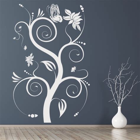 Butterfly Tree Wall Sticker Embellishment Wall Art