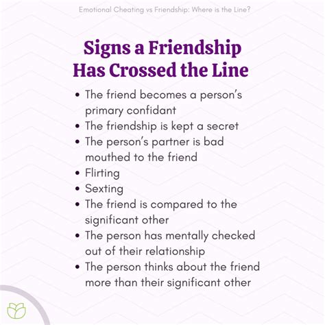 differences between emotional cheating and friendship