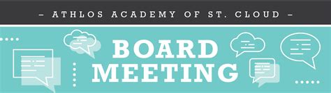 School Board Meeting Athlos Academy Of St Cloud