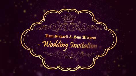 Wedding Invitation Free Template After Effect CC2017 - YouTube