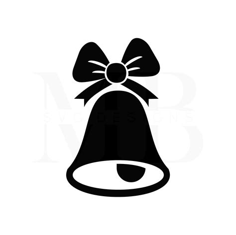 Christmas Bell In Svg Jingle Bells Christmas Decoration Svg Etsy