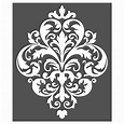 Large Damask Stencil Wall Decal | Bed Bath & Beyond