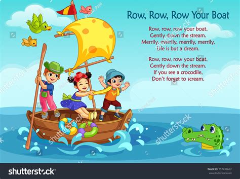 Row Row Row Your Boat Images Stock Photos D Objects Vectors