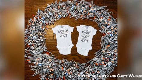 Couple Reveals Pregnancy In Amazing Viral Photo With 452 Ivf Needles
