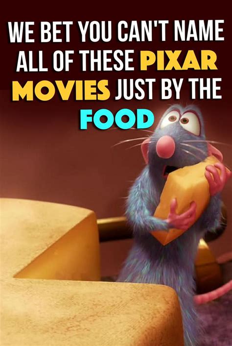 Pixar Quiz Can You Name All Of These Pixar Movies By Just The Food