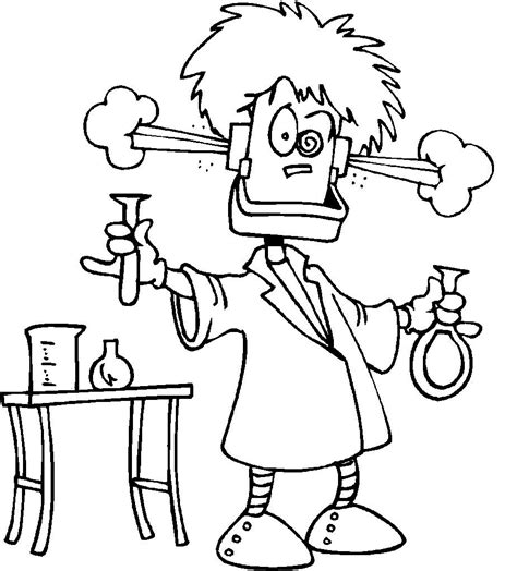 Science Lab Coloring Pages