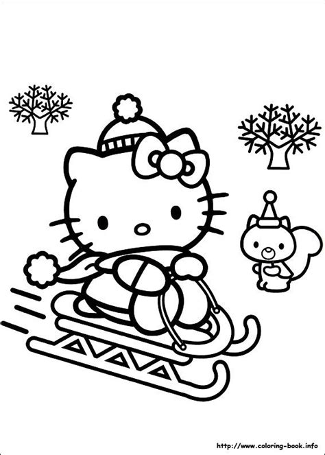 Small and lovely golden hamster corocorokuririn 🐹came in hello kitty friends world! Christmas Friends coloring picture | Hello Kitty Coloring ...