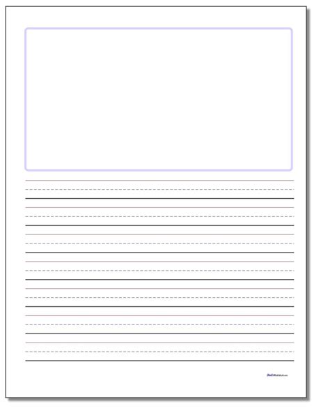 Typically you start with the most regarded journal and then work yourself down the list, until a journal accepts the article. Lined Printable Paper For Kindergarten | Printable Lined Paper