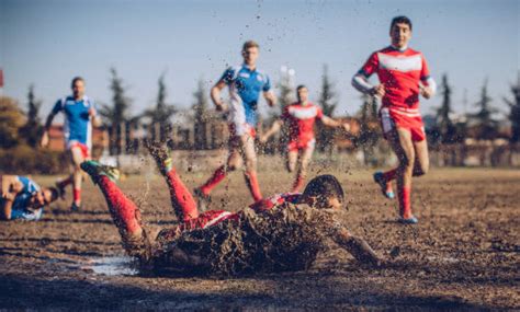 Muddy Rugby Field Stock Photos Pictures And Royalty Free Images Istock