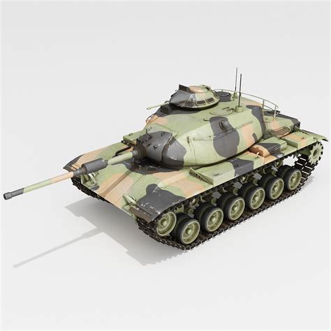 3d Model M60 Patton Combat Tank