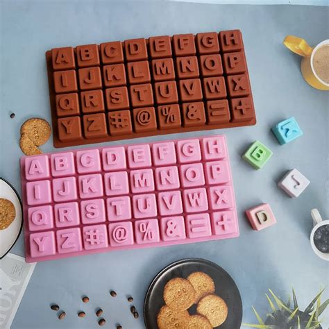 Silicone Cake Mold 26 English Alphabet Letters Chocolate Ice Cube Candy