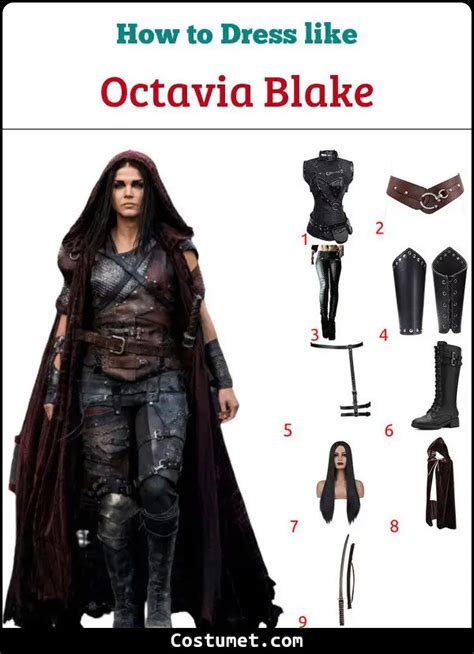 Octavia Blake The 100 Costume For Cosplay And Halloween 2023