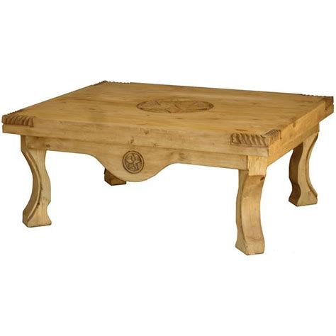 You have a blank side panel to customize to your hearts content. Rustic Pine Collection - Yugo 3-Star Coffee Table - CEN55