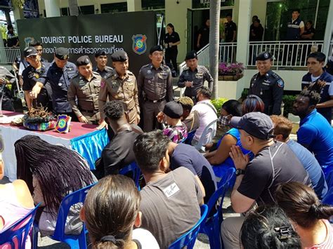 Foreigners Arrested In Raids On Pattaya Hotspots Pattaya Mail