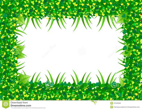 Green Leaf Border Royalty Free Stock Photo Image 37640595