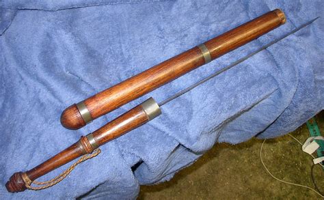 Old Hand Carved Police Night Stick Baton Hidden Sword Collectors Weekly