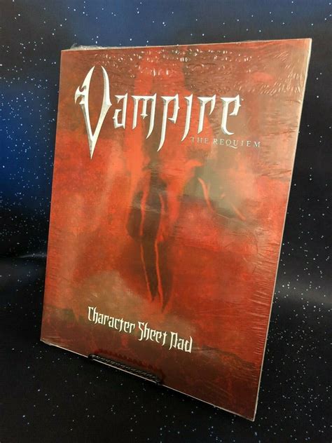Vampire The Requiem Character Sheet Pad Factory Sealed 4562853315