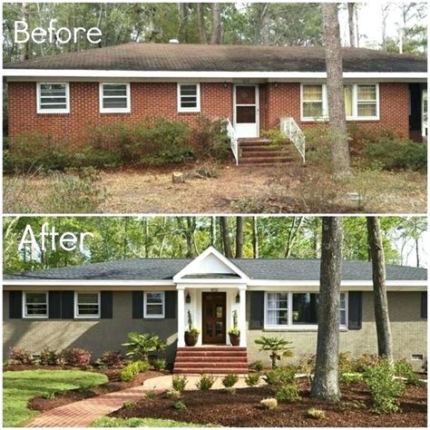 Image Result For S Red Brick House Renovation Ranch House Exterior Painted Brick House