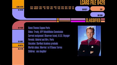 Star Trek Lcars Animations Voyager Crew Youtube