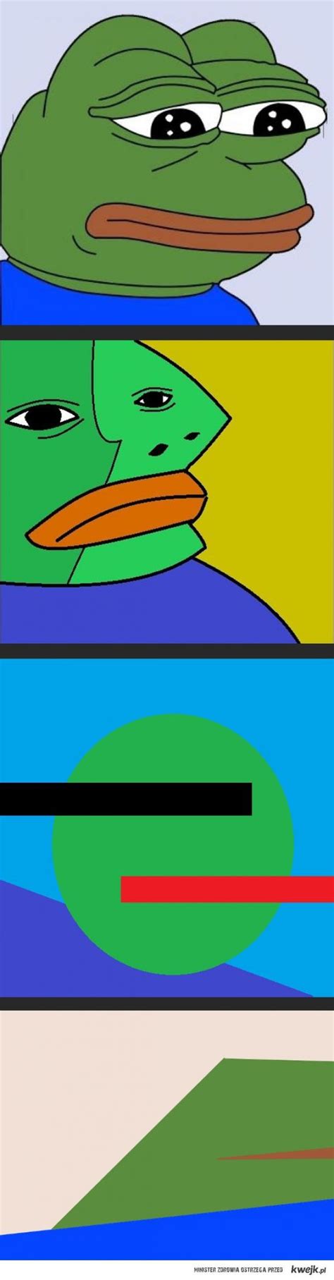 Smutna żaba Art Ministerstwo śmiesznych Obrazków Kwejkpl