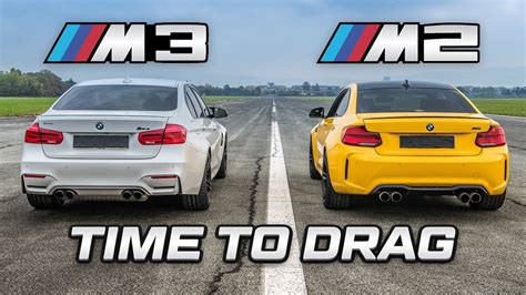 As the 2 series replaced the 1 series coupé and convertible models, the m2 was marketed as the cheapest and most basic m car in the range. BMW M2 VS BMW M3 - TIME TO DRAG - YouTube