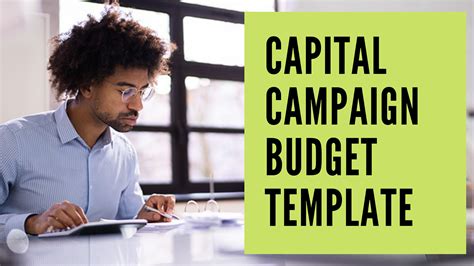 Capital Campaign Budget Template — Capital