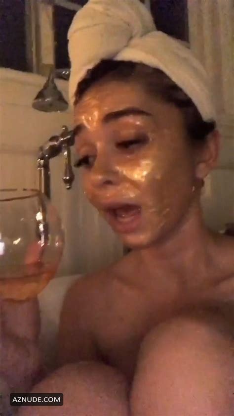 Sarah Hyland Nude In The Bathtub Aznude My XXX Hot Girl