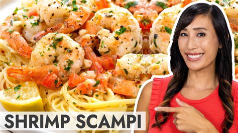 Shrimp Scampi With Lemon Garlic Sauce Youtube