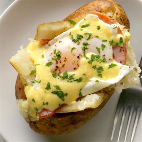 Eggs Benedict Baked Potatoes Recipe Taste Of Home