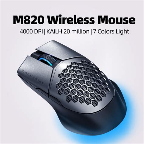 Machenike M8 16000dpi Wireless Mouse Rgb Rechargeable Wiredwireless