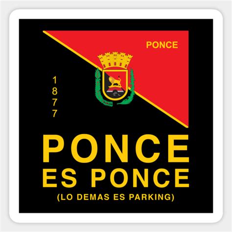 Ponce Es Ponce Puerto Rico Escudo Boricua Puerto Rican City Ponce Es