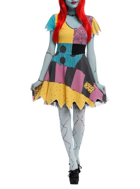 The Nightmare Before Christmas Sally Costume Dress Hot Topic Sally