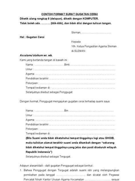 Dengan adanya contoh, maka anda bisa membuatnya dengan lebih mudah karena hanya tinggal meniru dan mengubah sesuai kebutuhan anda. Contoh Surat Perjanjian Cerai : Surat perjanjian sering ...