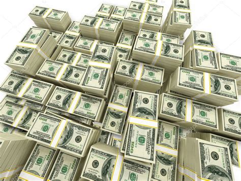 Money Stack Piles Of Cash — Stock Photo © Digiart 9763974