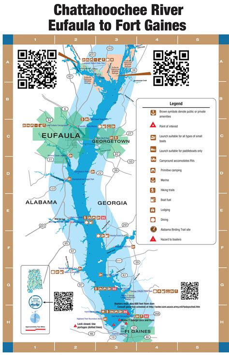 Lake Eufaula Alabama Fishing Map Boston Massachusetts On A Map