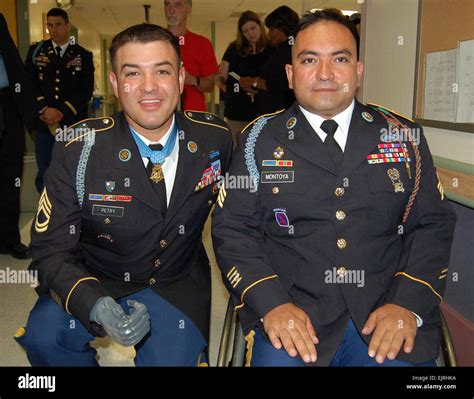 Medal Of Honor Recipient Us Army Sgt 1st Class Leroy Petry Left