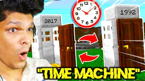 I Made Time Machine In Mcpe Hindi Youtube