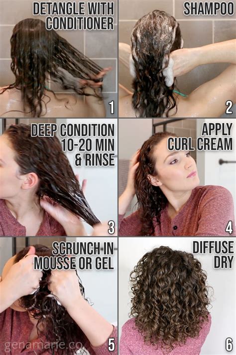Beginner Curly Hair Routine Using Drugstore Products Cgm Friendly Gena Marie
