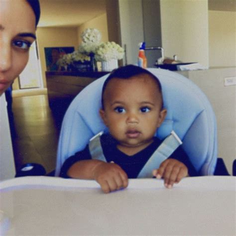 Kim Kardashian Posts New Photos Of Saint West Look At His Cheeks Kim Kardashian Delighted