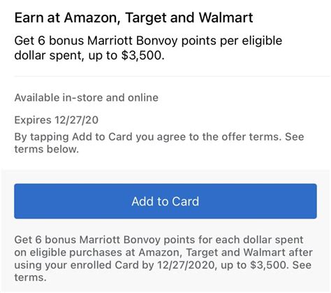 Check spelling or type a new query. Bonus Points on Bonvoy Credit Cards for Amazon, Groceries, Target, Walmart, and Marriott - MilesTalk
