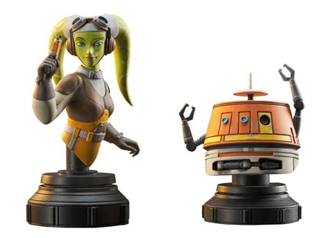 Star Wars Rebels Hera And Chopper Bust Ikon Collectables