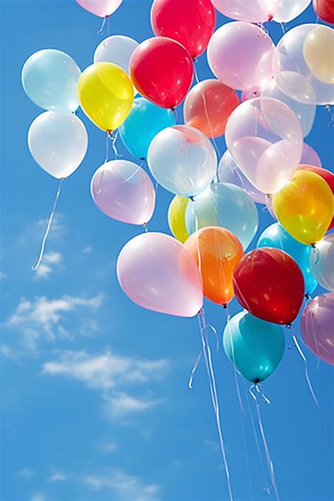 Floating Balloons Clipart Vector Floating Colorful Balloons Balloon