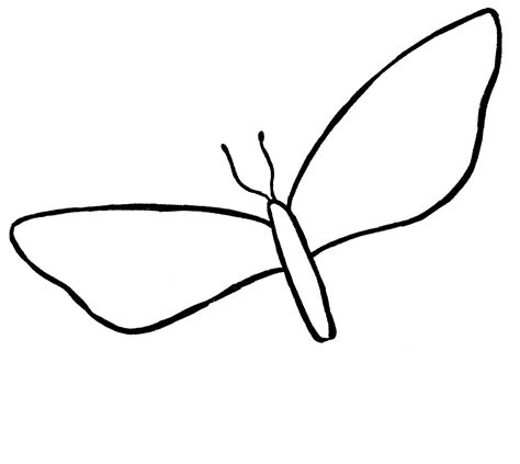 Butterfly Drawing 6 Easy Steps The Graphics Fairy